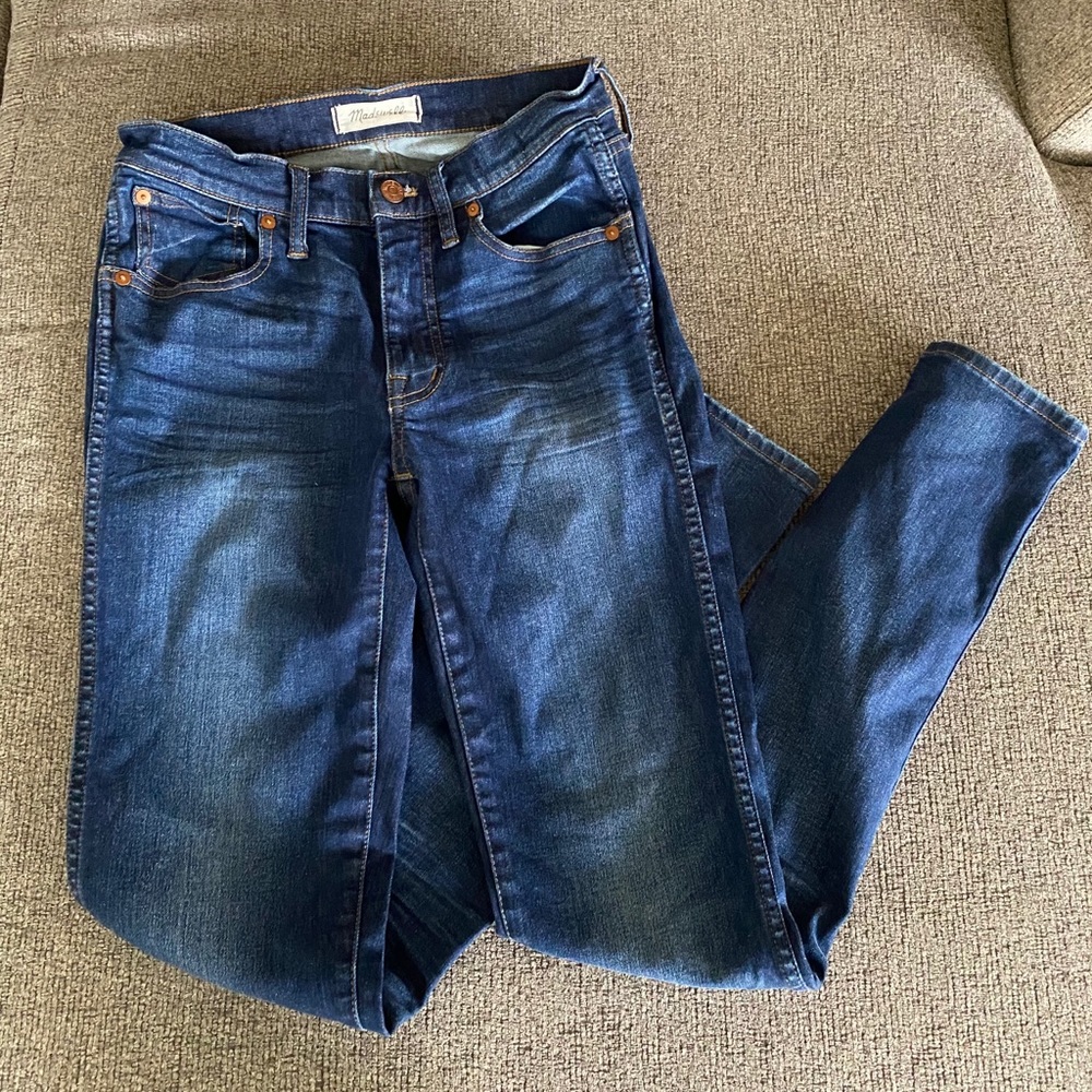 Madewell jeans - high rise, skinny TALL